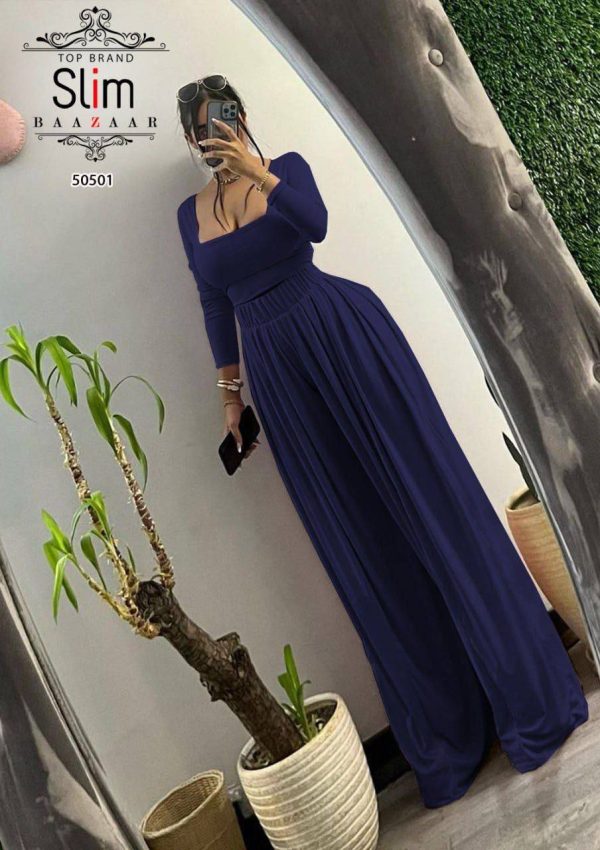 ست کراپ شلوار پیله دار SLIM