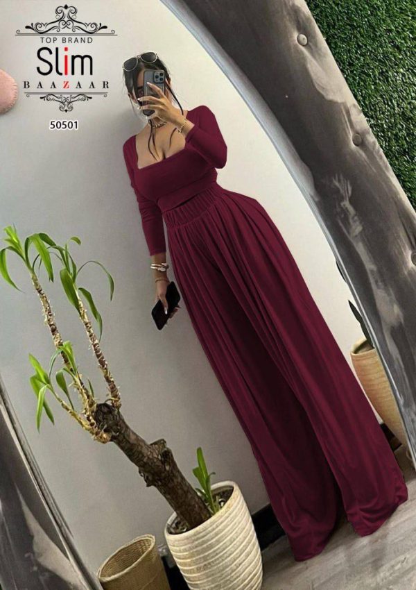 ست کراپ شلوار پیله دار SLIM - تصویر 5
