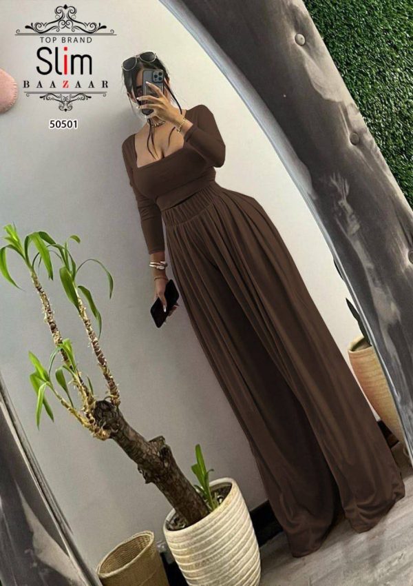 ست کراپ شلوار پیله دار SLIM - تصویر 9