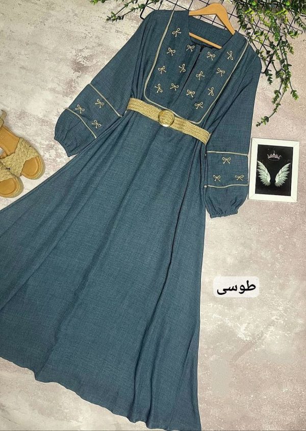 مانتو عبایی ماربل - تصویر 3