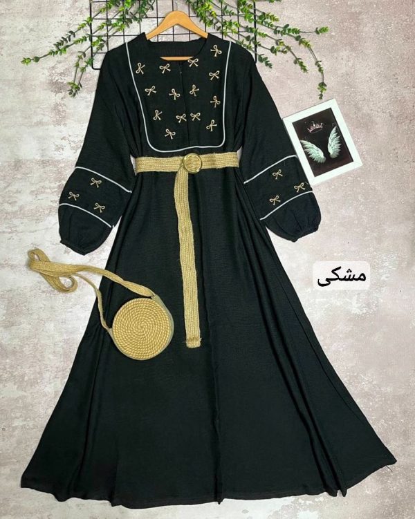 مانتو عبایی ماربل - تصویر 2