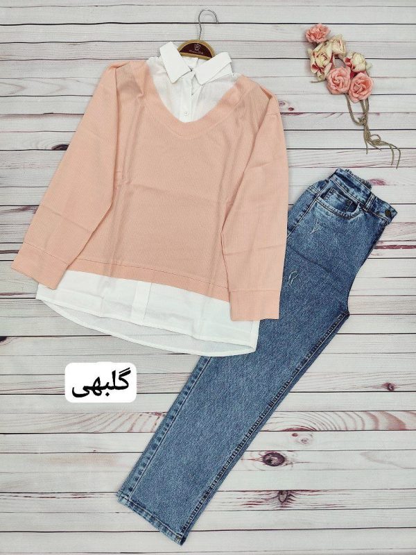 شومیز مانتویی سور - تصویر 5