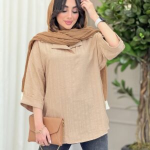 تونیک مانتویی گندم