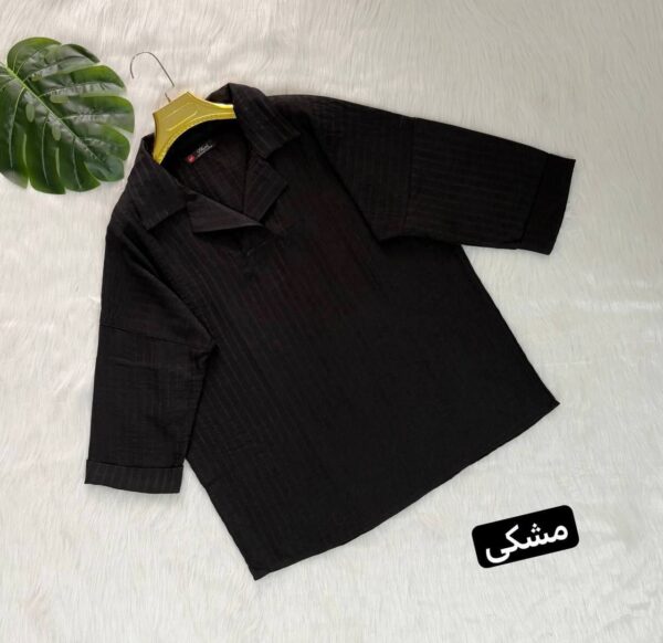 تونیک مانتویی گندم - تصویر 3