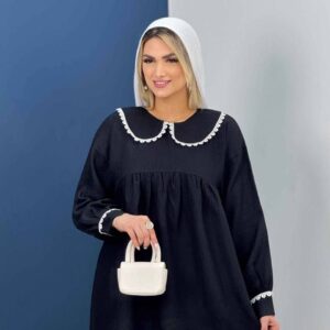 تونیک مانتویی یقه عروسکی