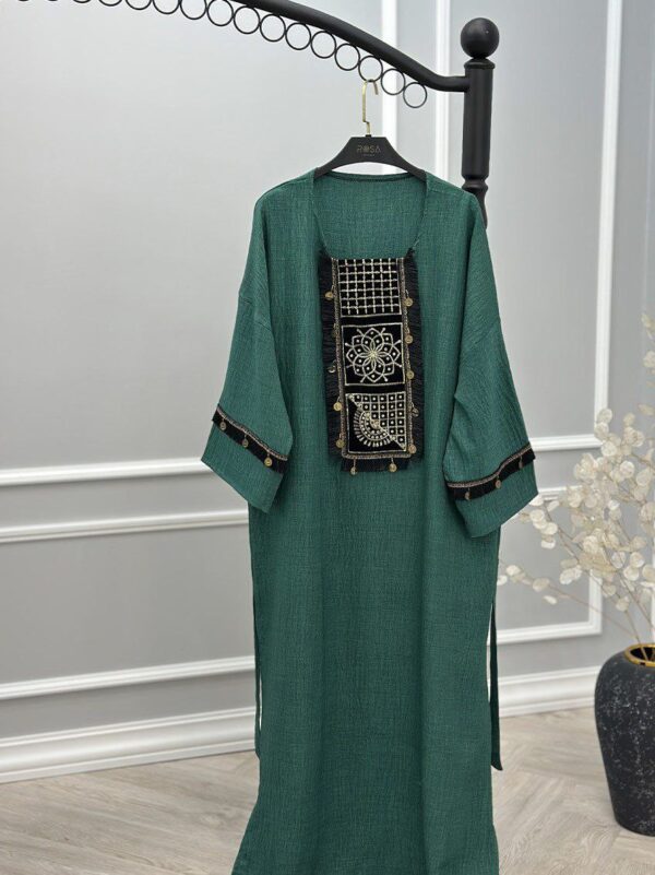 کفتان کتیبه ریش سکه رنگی - تصویر 5