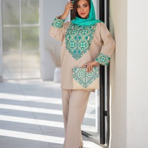 ست مانتو و شلوار آریانا