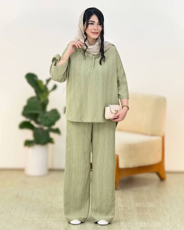 شومیز شلوار مانلی