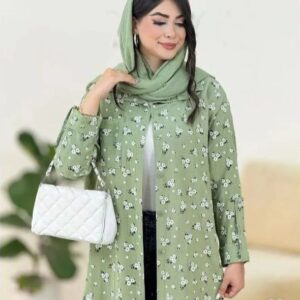 شومیز مانتویی گل گچی