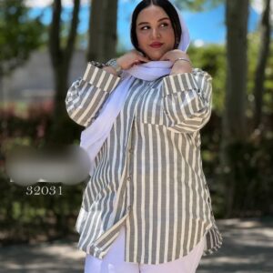 شومیز مانتویی خنک و تابستونی سایزبزرگ