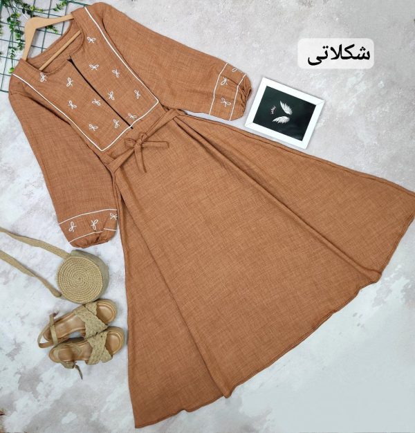 مانتو عبایی ماربل - تصویر 5
