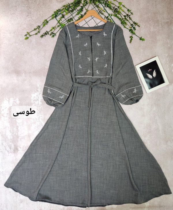 مانتو عبایی ماربل - تصویر 9