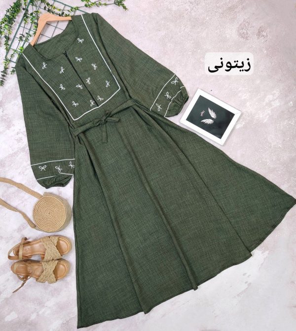 مانتو عبایی ماربل - تصویر 2