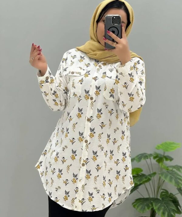 شومیز طرح  گل گچی - تصویر 2