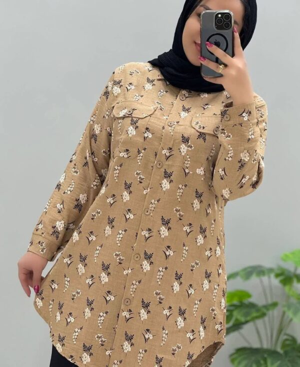 شومیز طرح  گل گچی - تصویر 3