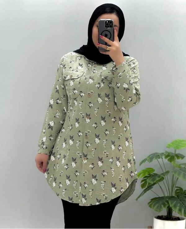 شومیز طرح  گل گچی - تصویر 5