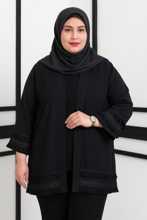مانتو خنک محرمی سایزبزرگ
