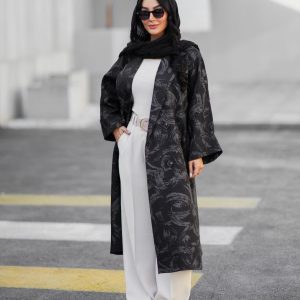 مدل مانتو یقه انگلیسی آستین پاکتی